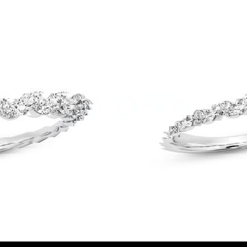 Sylvie Graduated Diamond Wedding Band