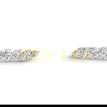 Sylvie Graduated Diamond Wedding Band