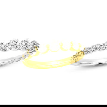 Sylvie Graduated Diamond Wedding Band