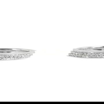 Beaded Milgrain Diamond Wedding Band (0.15TW)
