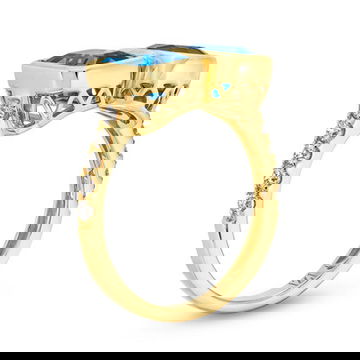 Toi Et Moi London Blue Topaz Ring