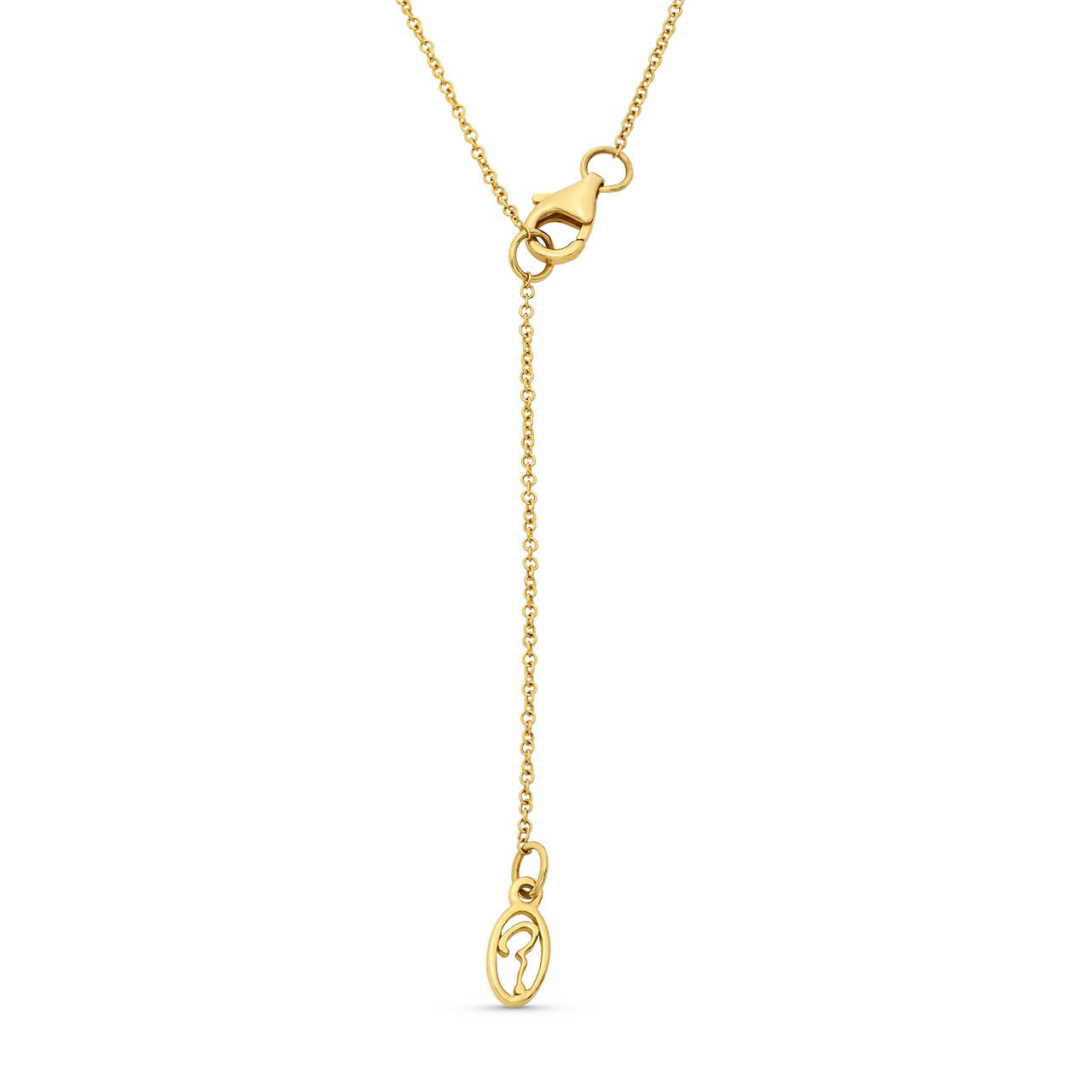 A. Jaffe Pave Open Oval Diamond Necklace 1