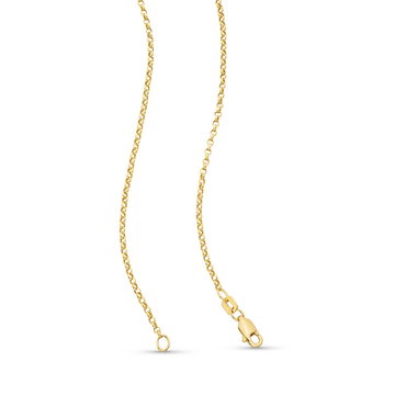 Blue Topaz Baguette Cut Curve Necklace In Yellow Gold 14K
