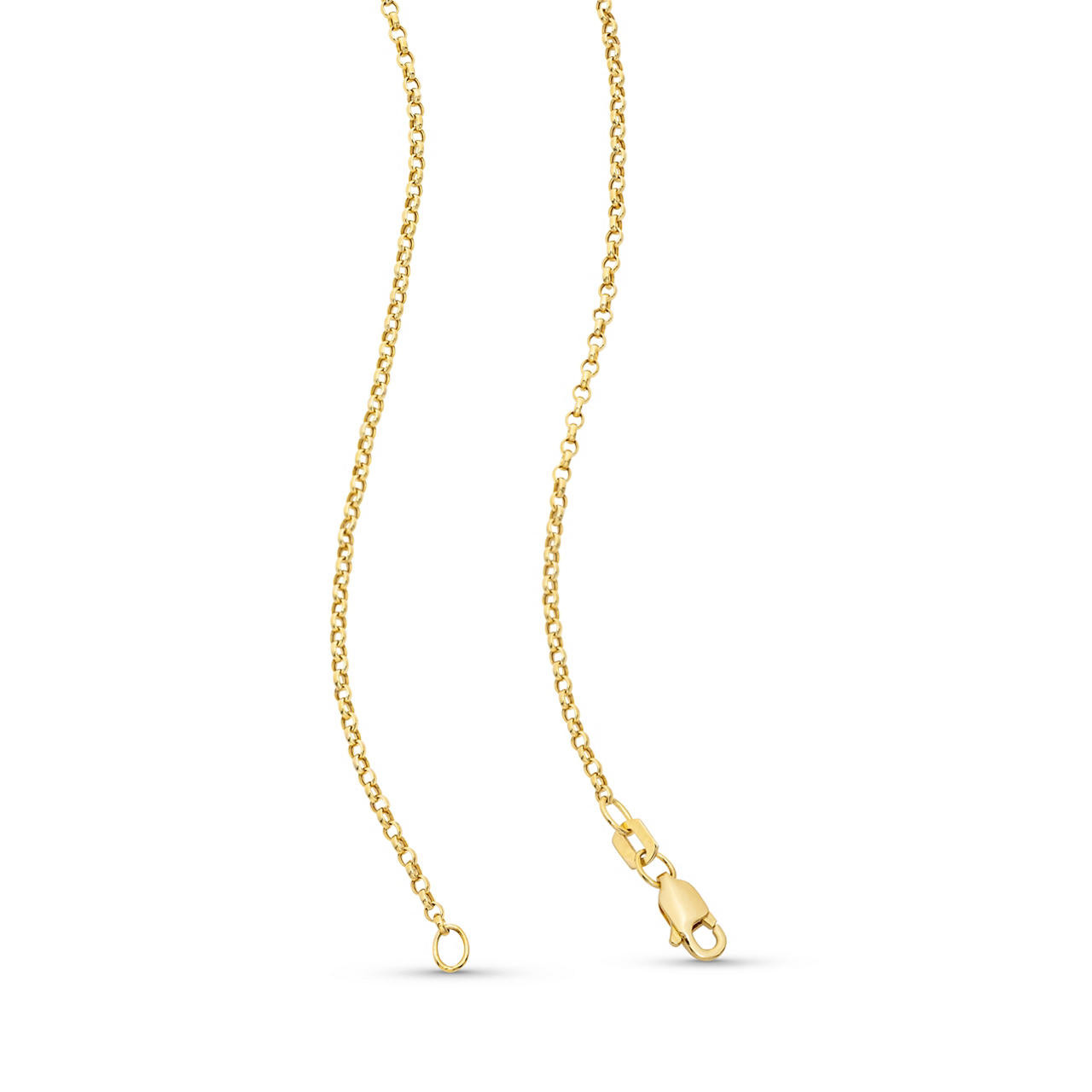 Blue Topaz Baguette Cut Curve Necklace
