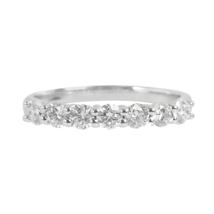 Seven Diamond Wedding Band (0.70TW)