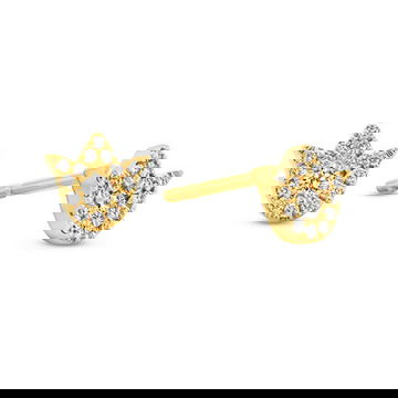 Verragio Diamond Floral Stud Earrings