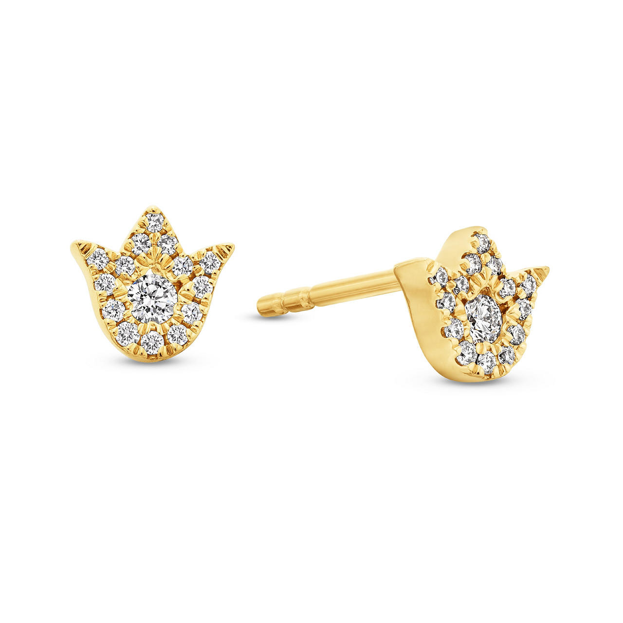 Verragio Diamond Floral Stud Earrings 0