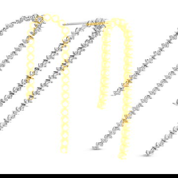Diamond U-Shaped Drop Earrings