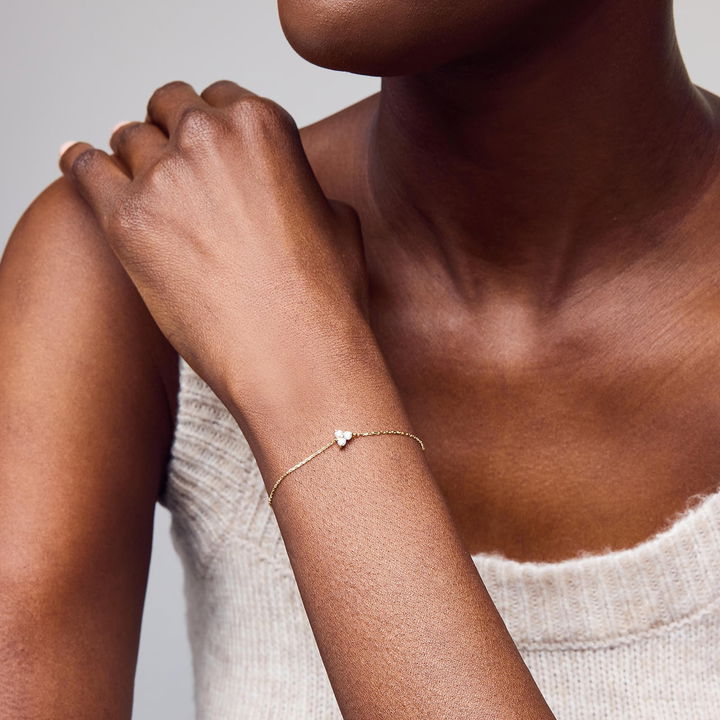Trio Diamond Adjustable Bracelet