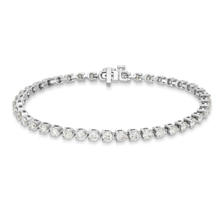 Round Diamond Tennis Bracelet