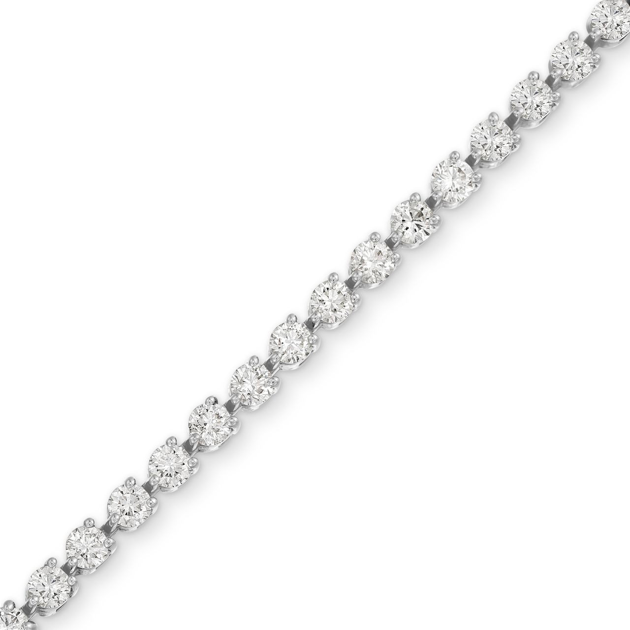 Round Diamond Tennis Bracelet