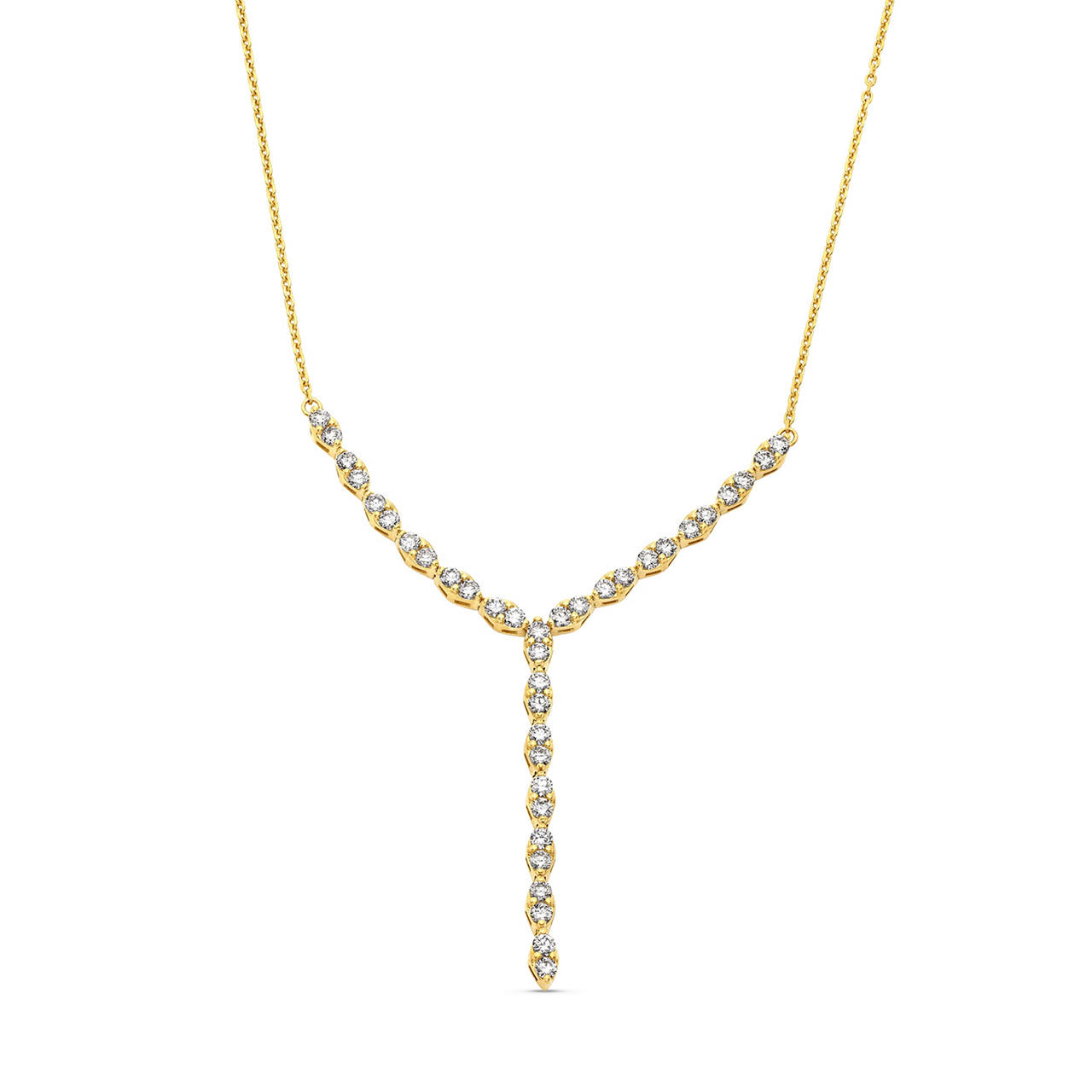 Marquise Diamond "Y" Necklace