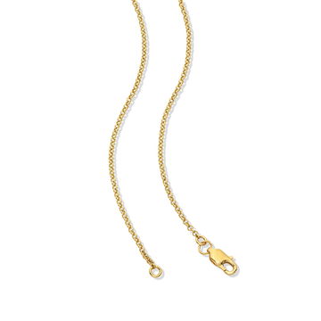 Gold Diamond Bar Necklace In Yellow Gold 14K