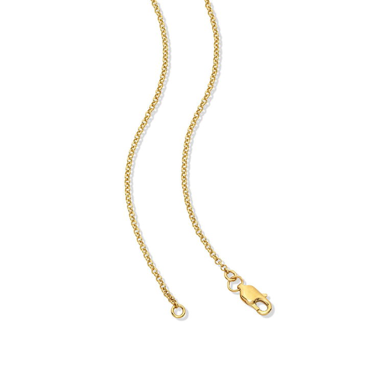 Gold Diamond Bar Necklace In Yellow Gold 14K