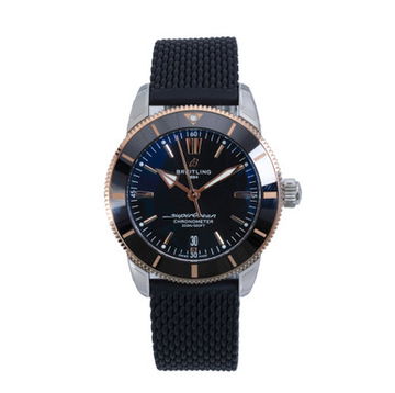 Breitling Superocean Heritage 44 Black Dial Watch | Steel & Red Gold