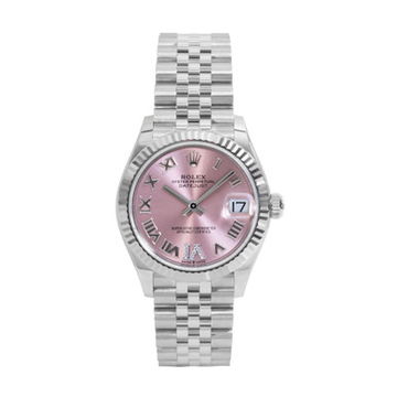 Rolex Datejust 31 Pink Dial Watch | Oystersteel