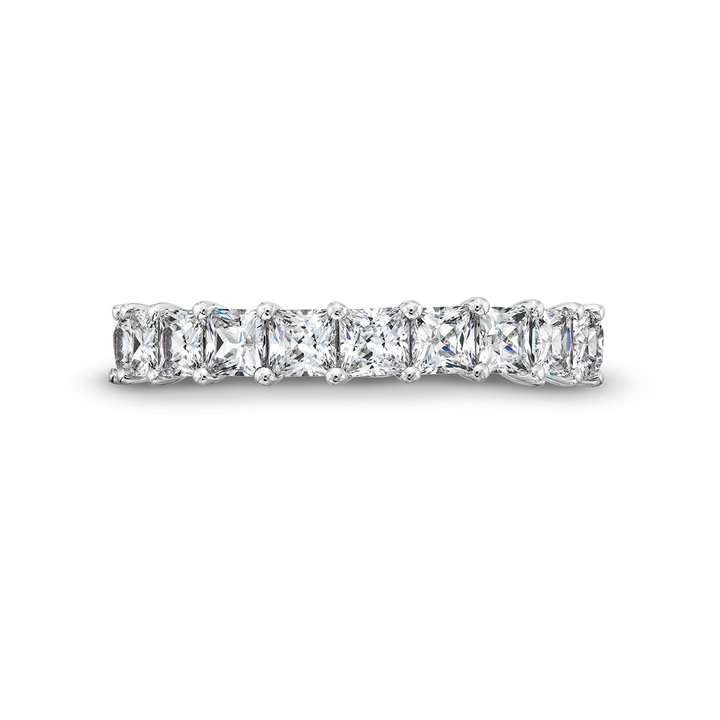 Princess Diamond Eternity Wedding Band In White Gold 14K