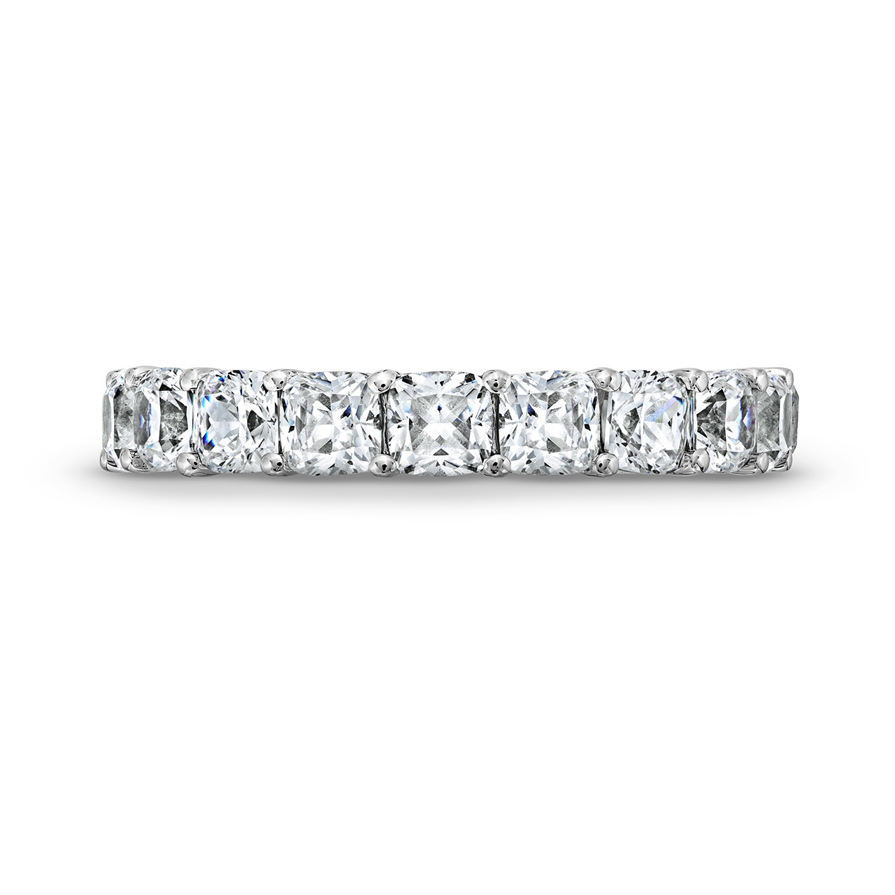 Cushion Diamond Eternity Wedding Band 0