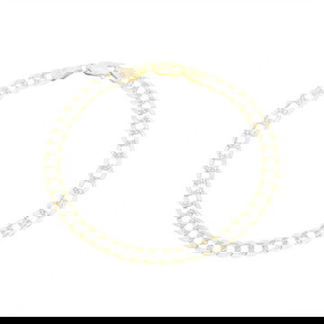 Diamond Cut Cuban Link Chain Bracelet