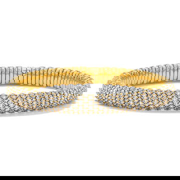 10.90 ct. Flexible Cluster Diamond Bracelet 0
