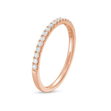 Free Wedding Band ($1,150  value) In Rose Gold 14K