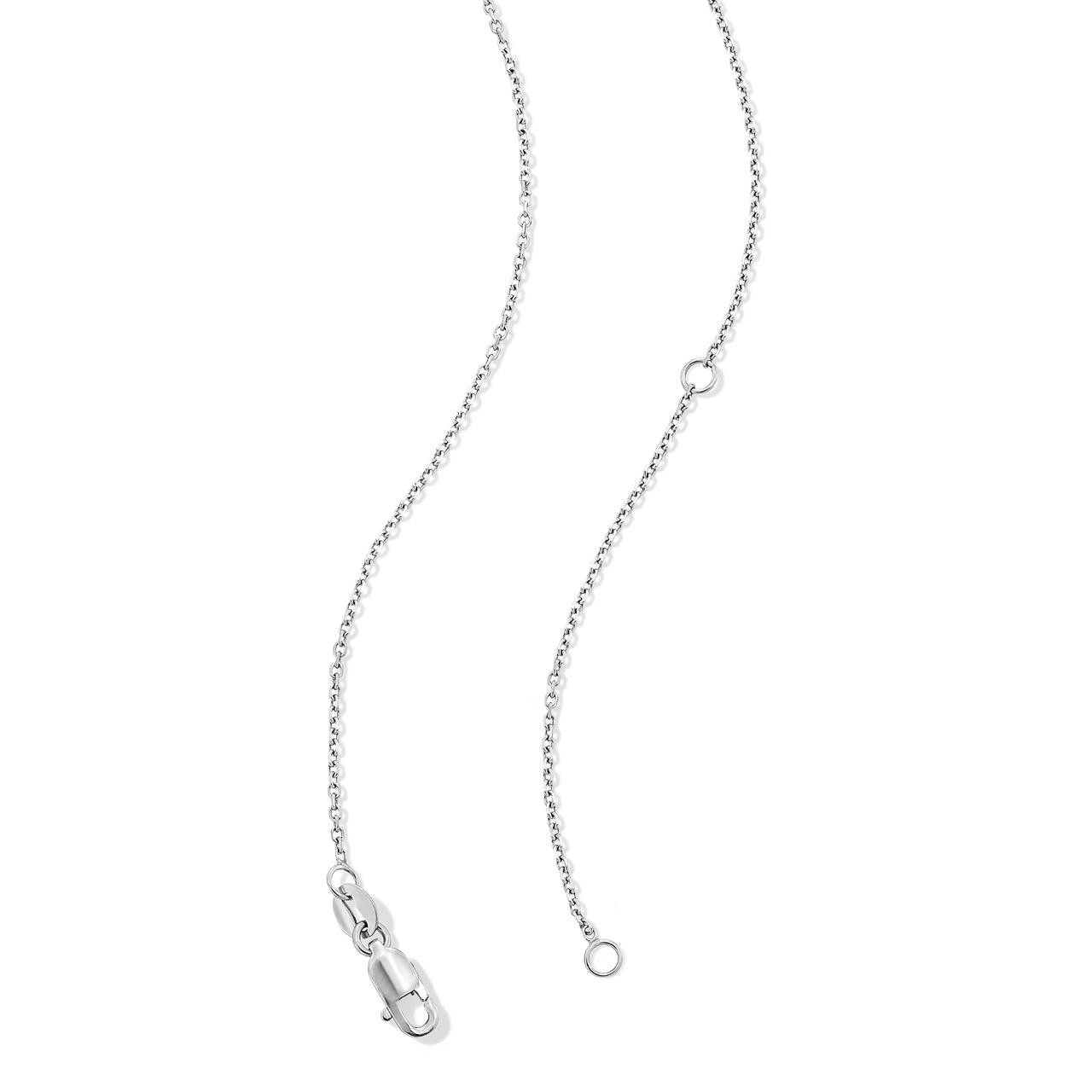 Blue Sapphire Diamond Pendant Necklace (4tw) 1