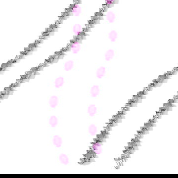 31.82 ct. Pink Sapphire Diamond Necklace 2