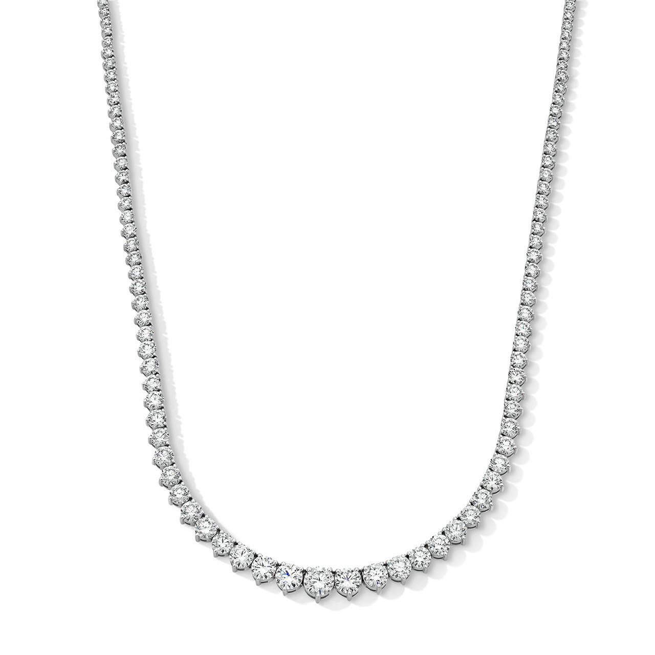 Graduated Diamond Riviera Necklace (15.05tw) 0