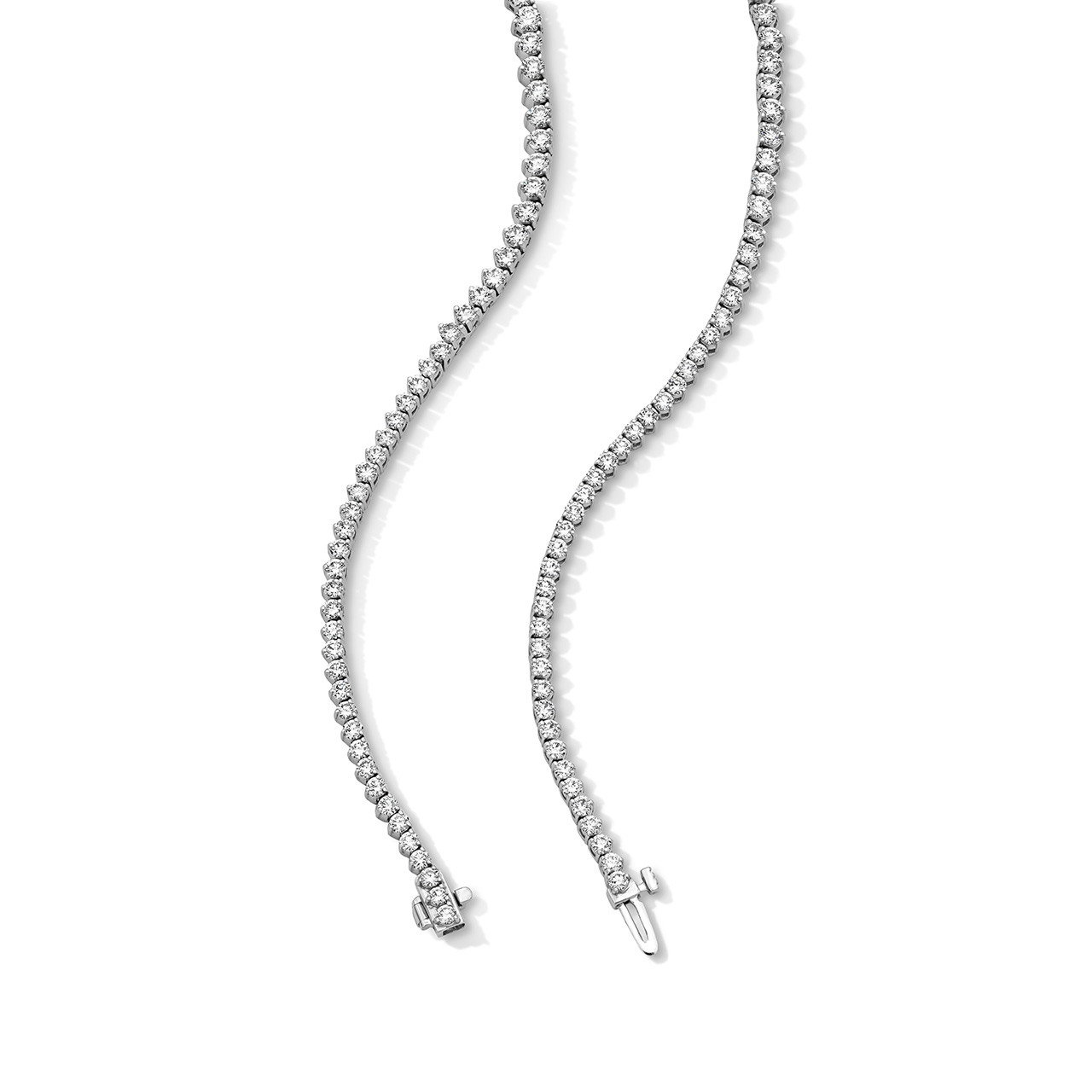 Graduated Diamond Riviera Necklace (15.05tw) 1