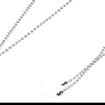 2.10 Pear Shaped Blue Sapphire Y-Shape Diamond Necklace 0