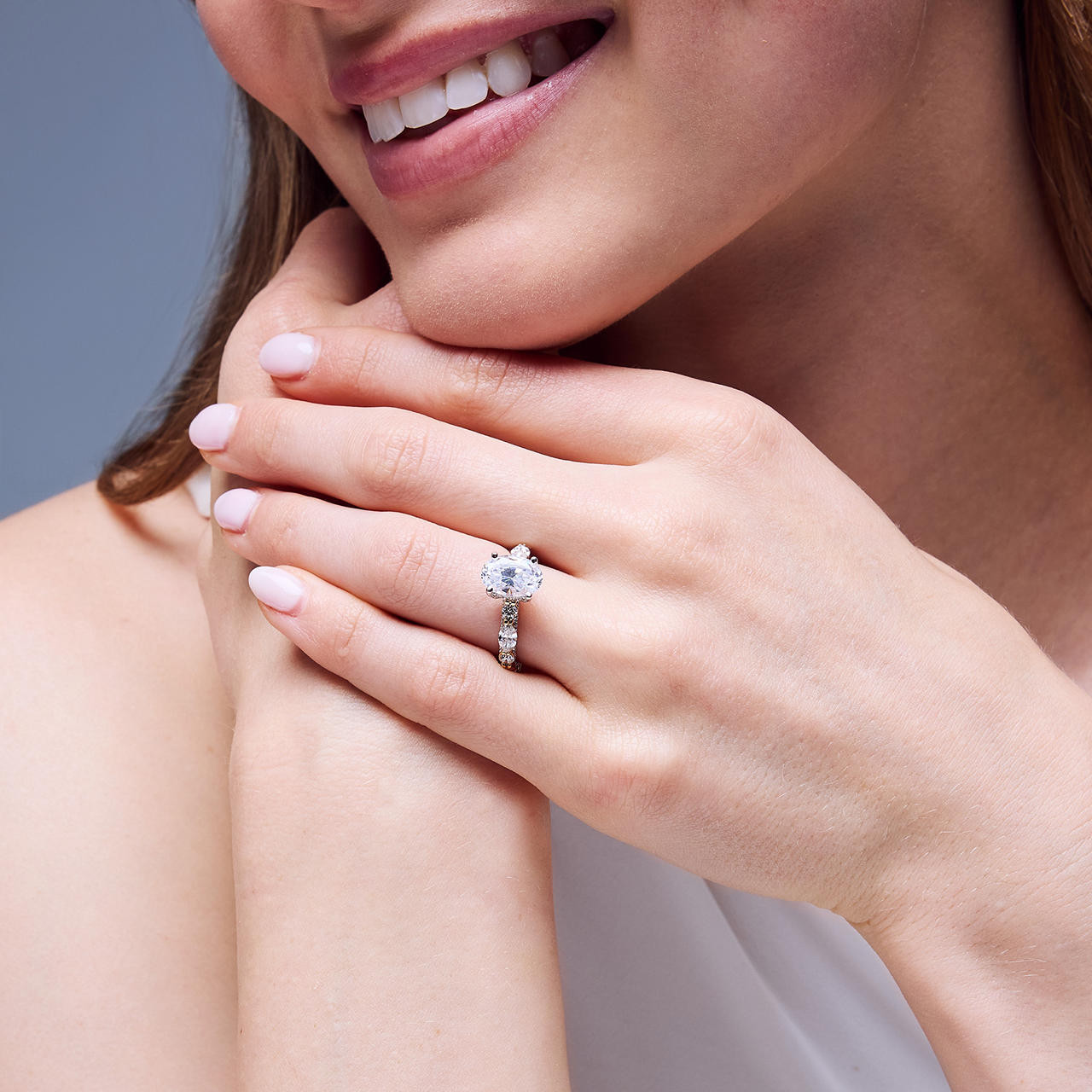 Verragio Three Sided Diamond Engagement Setting 1