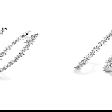 In/Out Diamond Hoop Earrings