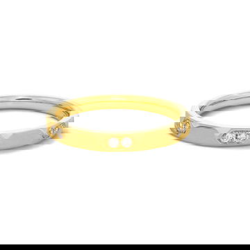 Double Diamond High Polished Band