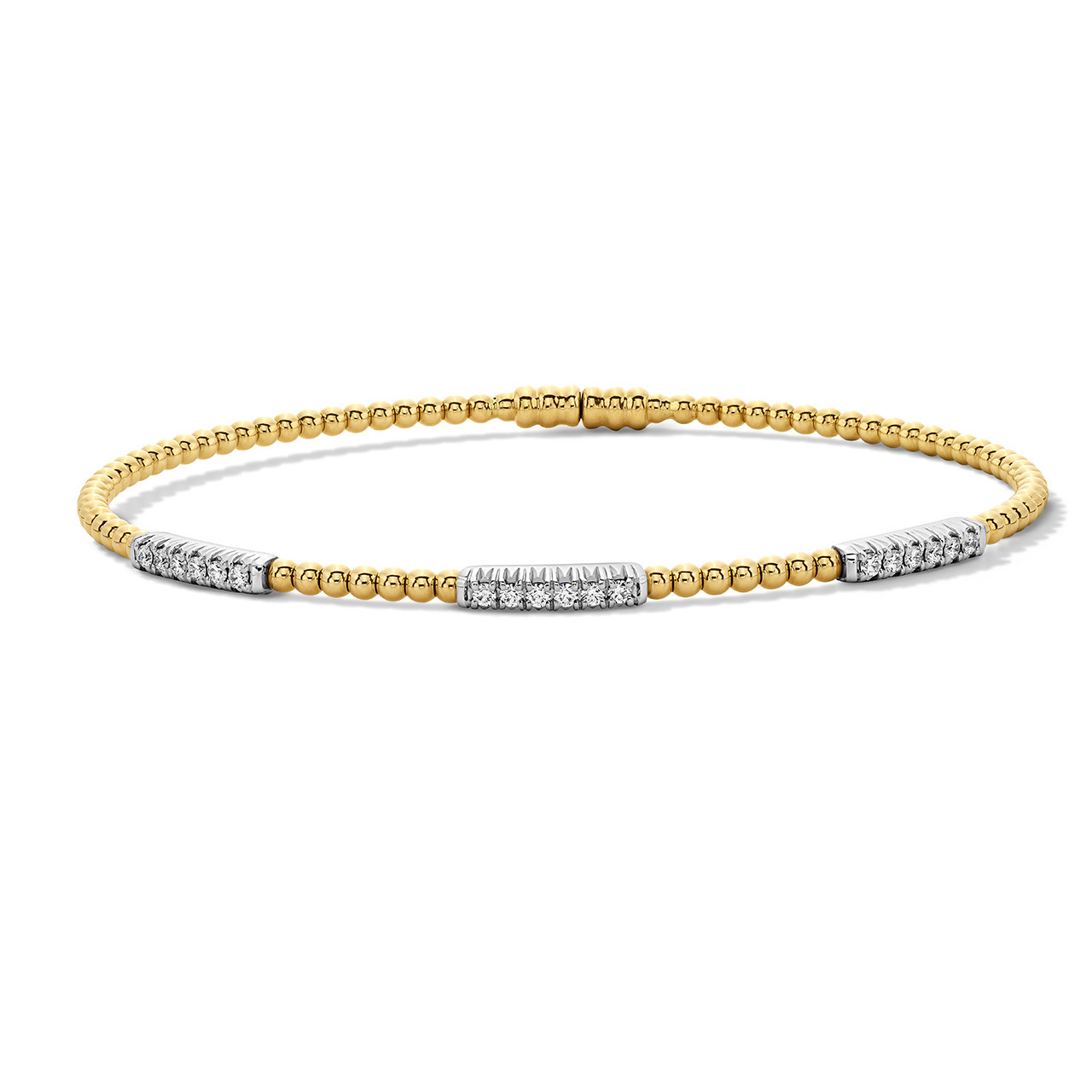 Simon G. Diamond Beaded Bangle Bracelet 0