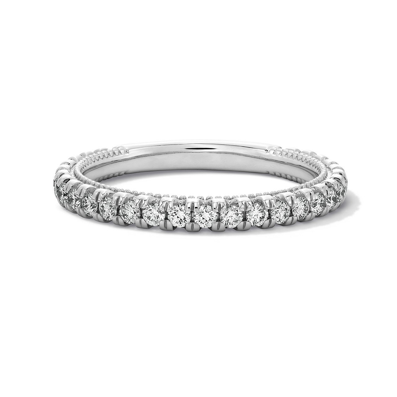 Verragio 3/4 Way Diamond Wedding Band In White Gold 14K 0