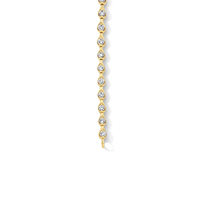 Teardrop Diamond Bracelet In Yellow Gold 14K