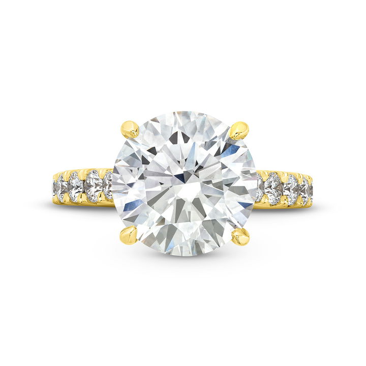 The Belle Engagement Ring In Yellow Gold 14K