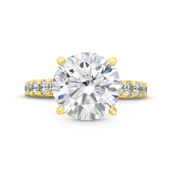 The Belle Engagement Ring In Yellow Gold 14K