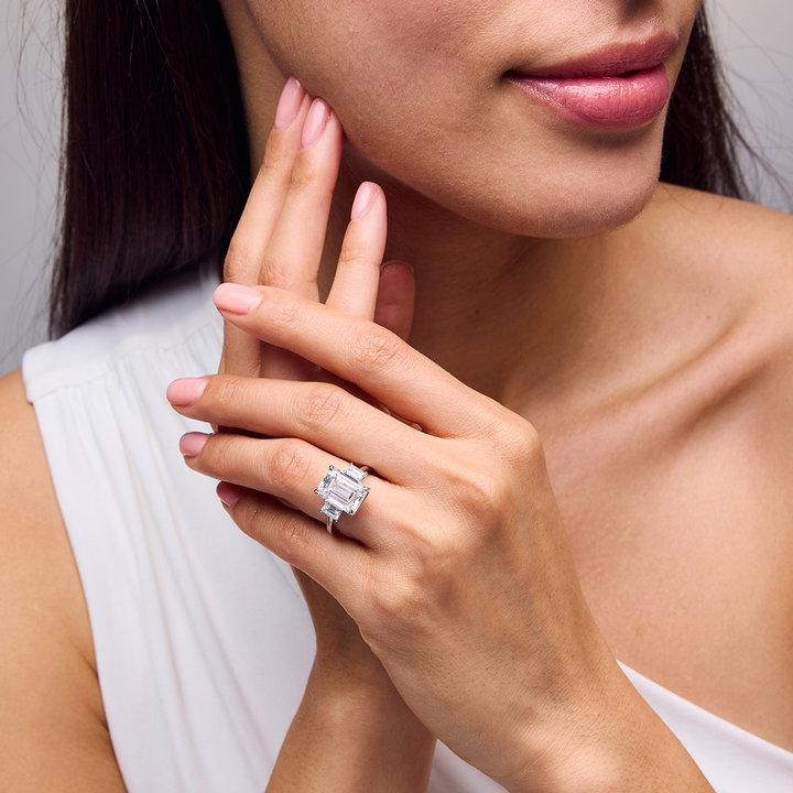 The Frances Engagement Ring In White Gold 14K