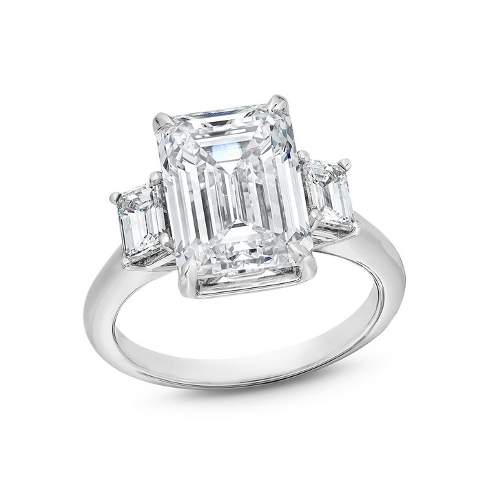 The Frances Engagement Ring In White Gold 14K