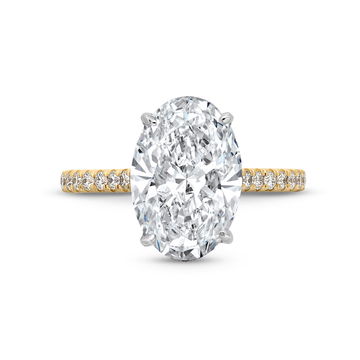 The Seraphina Engagement Ring In White And Yellow Gold 14K