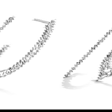 Verragio Medium Filigree Diamond Hoop Earrings