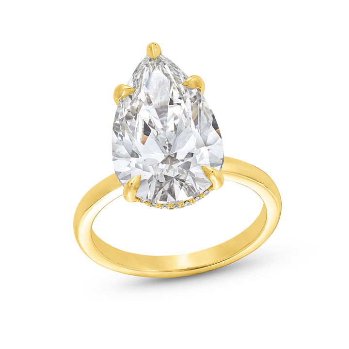 The Evangeline Engagement Ring In Yellow Gold 14K
