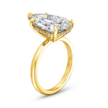The Evangeline Engagement Ring In Yellow Gold 14K