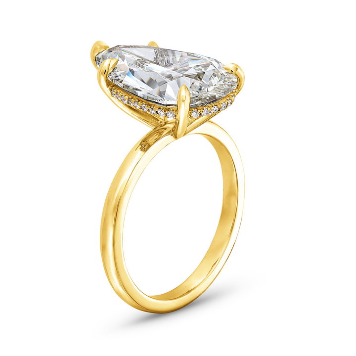 The Evangeline Engagement Ring In Yellow Gold 14K