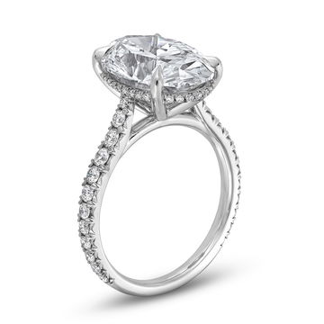 The Harriet Engagement Ring In White Gold 14K