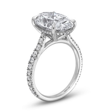 The Harriet Engagement Ring In White Gold 14K