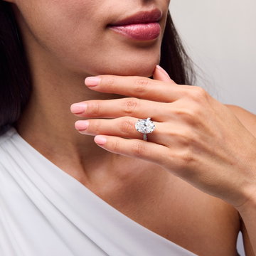 The Harriet Engagement Ring In White Gold 14K