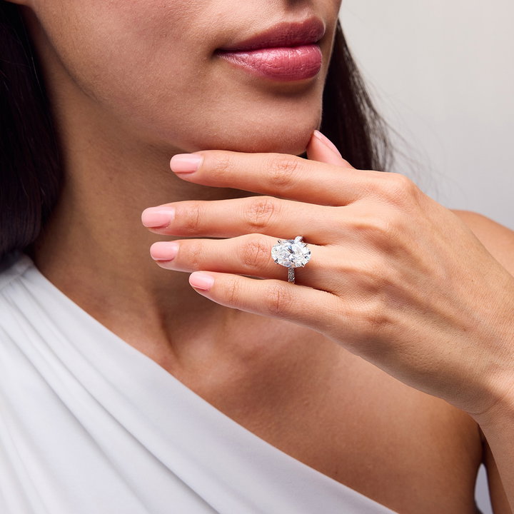 The Harriet Engagement Ring In White Gold 14K