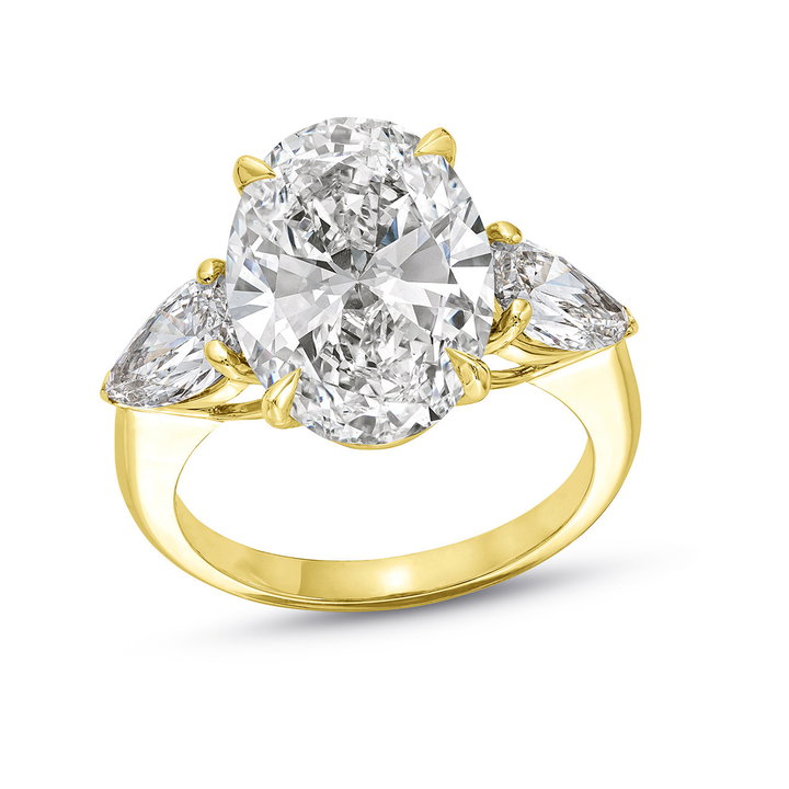 The Isabella Engagement Ring In Yellow Gold 14K